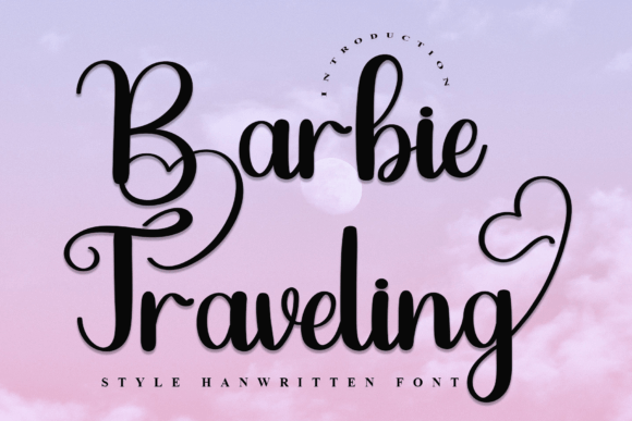Barbie Traveling Font: Elegant Script for Branding