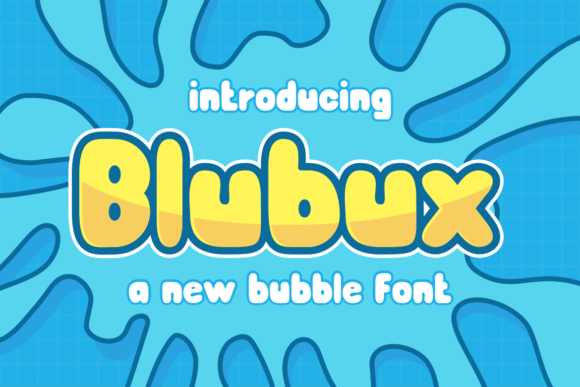 Blubux: A Soft Script Handwritten Font for Playful Designs