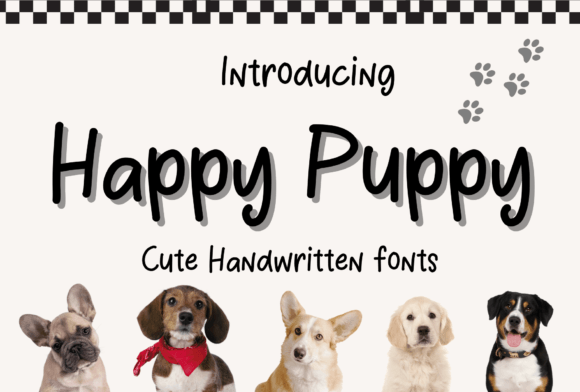 Bringing Joy to Crafts with the Happy Puppy Font