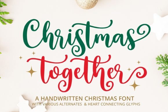 Christmas Together Font for Digital Branding