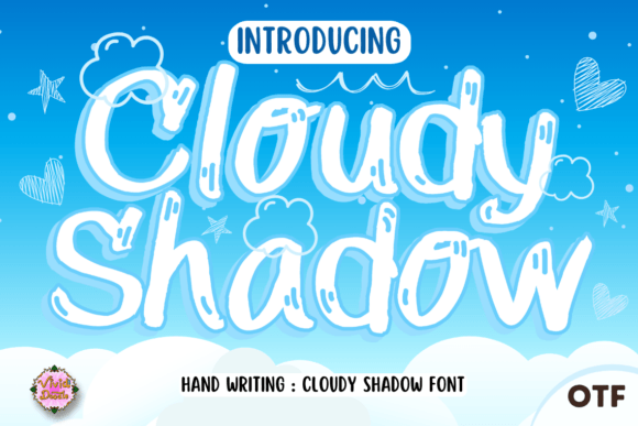 Cloudy Shadow: A Festive Script Handwritten Font for Web Design