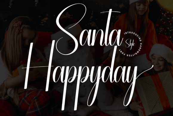 Designing Joyful Layouts with Santa Happyday Typeface