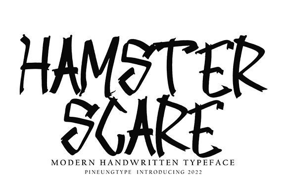 Elevate Editorial Layouts with Hamster Scare Font