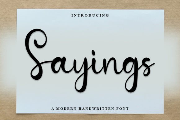 Elevating Editorial Design with the Sayings Typeface
