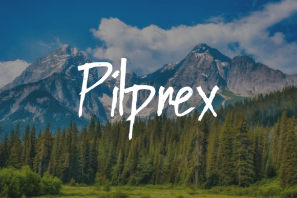 Elevating Web Design with the Pilprex Handwritten Font