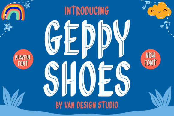 Geppy Shoes: A Friendly Script Handwritten Font for Makers
