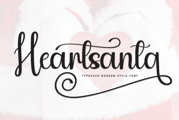 Heartsanta: The Sweet Handwritten Font for Makers