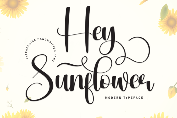 Hey Sunflower: A Sweet Script Font for Campaigns