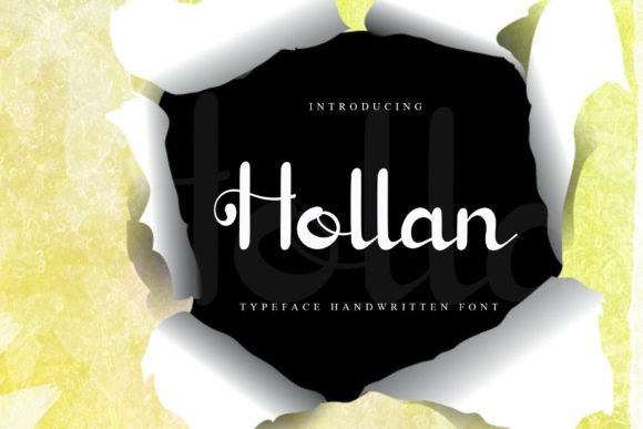 Hollan: A Premium Script Handwritten Font for Web Design