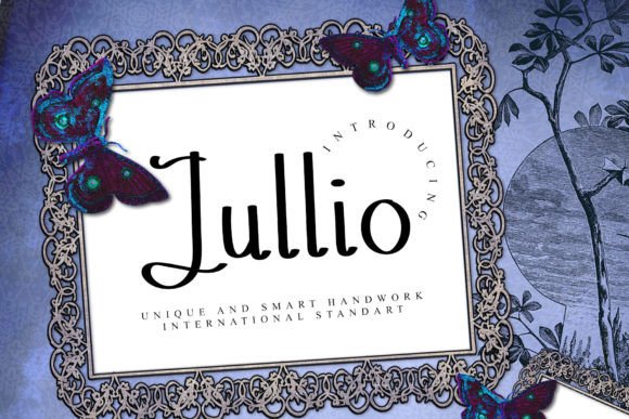 Jullio: A Script Handwritten Font for Elegant Editorial Design