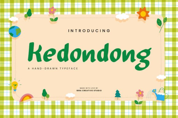 Kedondong: The Hand-Drawn Typeface for Authentic Branding