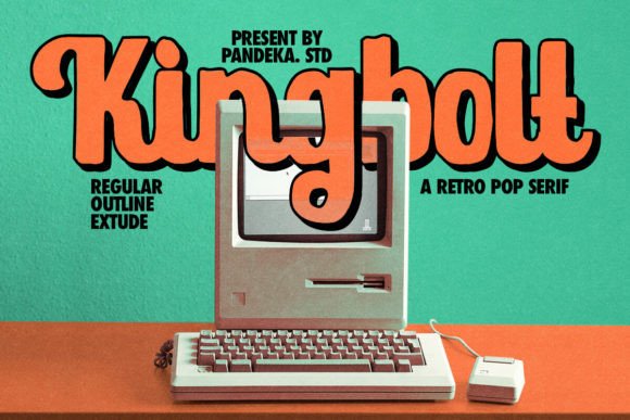 Kingbolt: A Retro Bold Typeface for Modern Branding