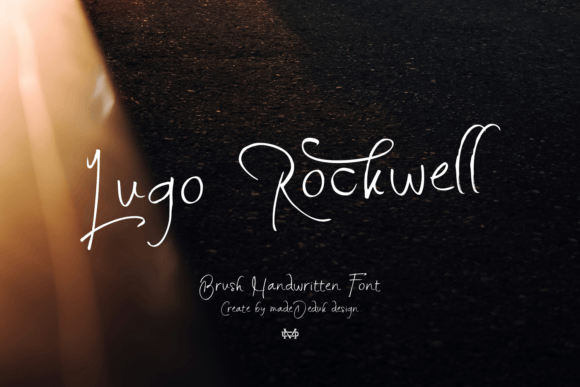 Lugo Rockwell: The Vintage Script Font for Makers