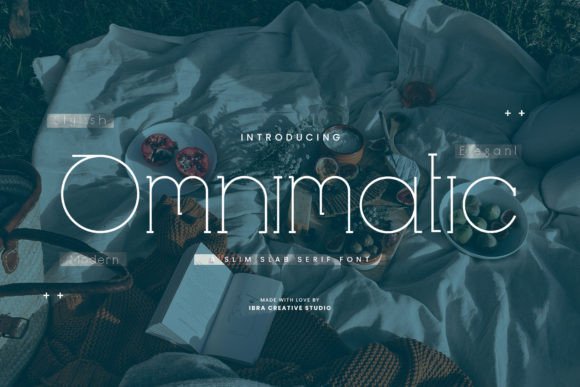 Omnimatic: A Sleek Slab Serif Font for Modern Makers