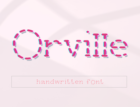 Orville: A Charming Handwritten Font for Editorial Design