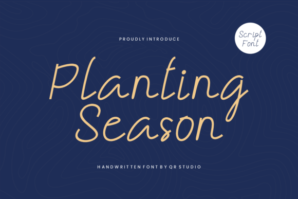 Planting Season: The Perfect Handwritten Font for Crafters