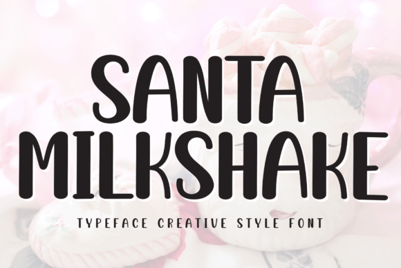 Santa Milkshake: A Flowing Script Font for Elegant Branding
