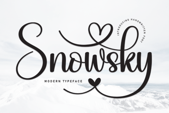 Snowsky: The Friendly Handwritten Font for Small Business Branding