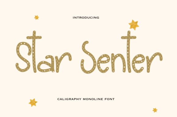 Star Senter Font Review for Makers and Shops