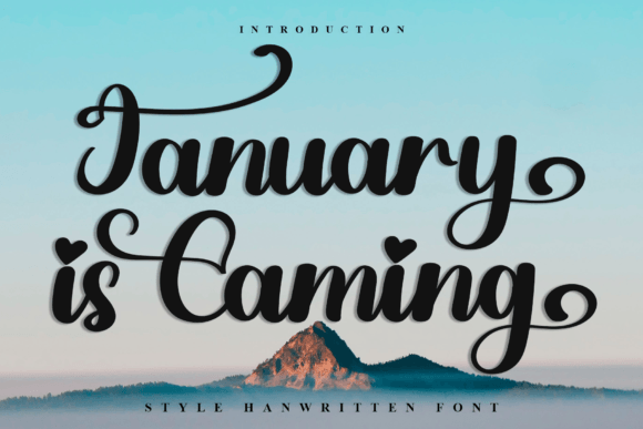 Upgrade Your Brand with January is Caming Typeface