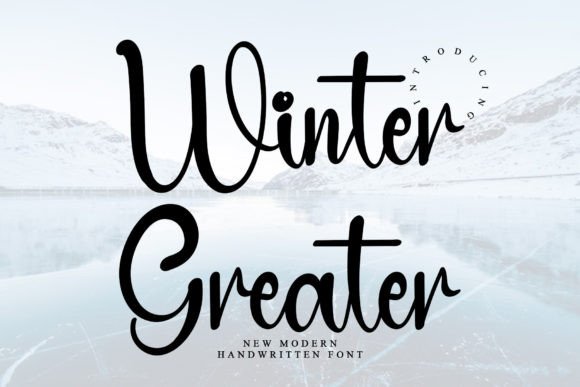 Winter Greater: A Timeless Script Handwritten Font for Makers